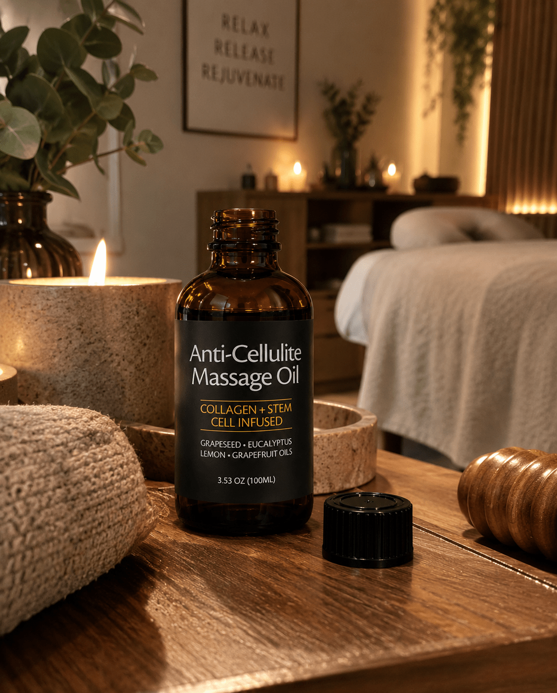 Anti-Cellulite Massage Oil — 100mL - Vaultelle