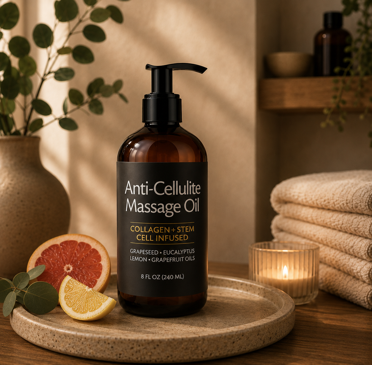 Anti-Cellulite Massage Oil — 240mL